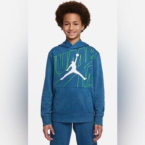 Jordan Jumpman Big Kids' (Boys') Hoodie #95B209-BAJ dark marina blue S (8-9 YRS)